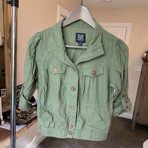 army green light jacket